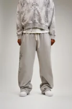 "Tatted Believer" Sweatpants (Grey) - Image 2