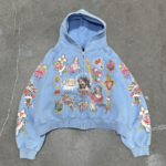 We Are Righteous Risen King Zip Up Sky Blue